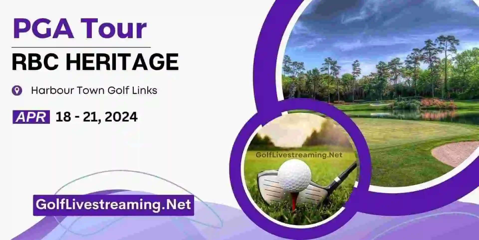RBC Heritage Round 1 Live Stream 2024 | PGA Tour slider