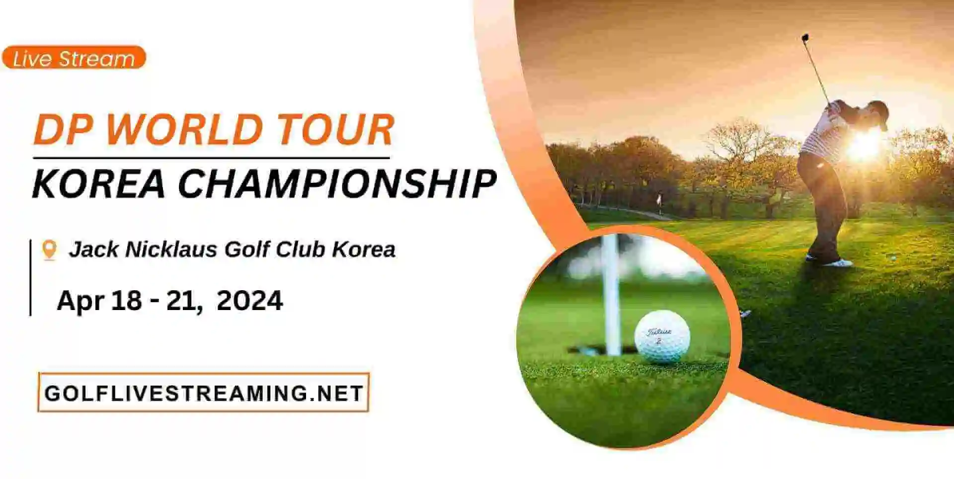 Korea Championship Round 1 Live Stream 2024 | DP World Tour slider