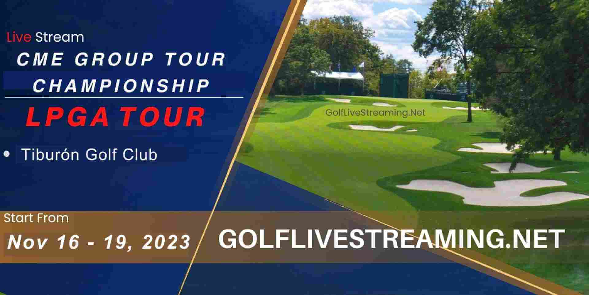 CME Group Tour Championship Live Golf Streaming 2024